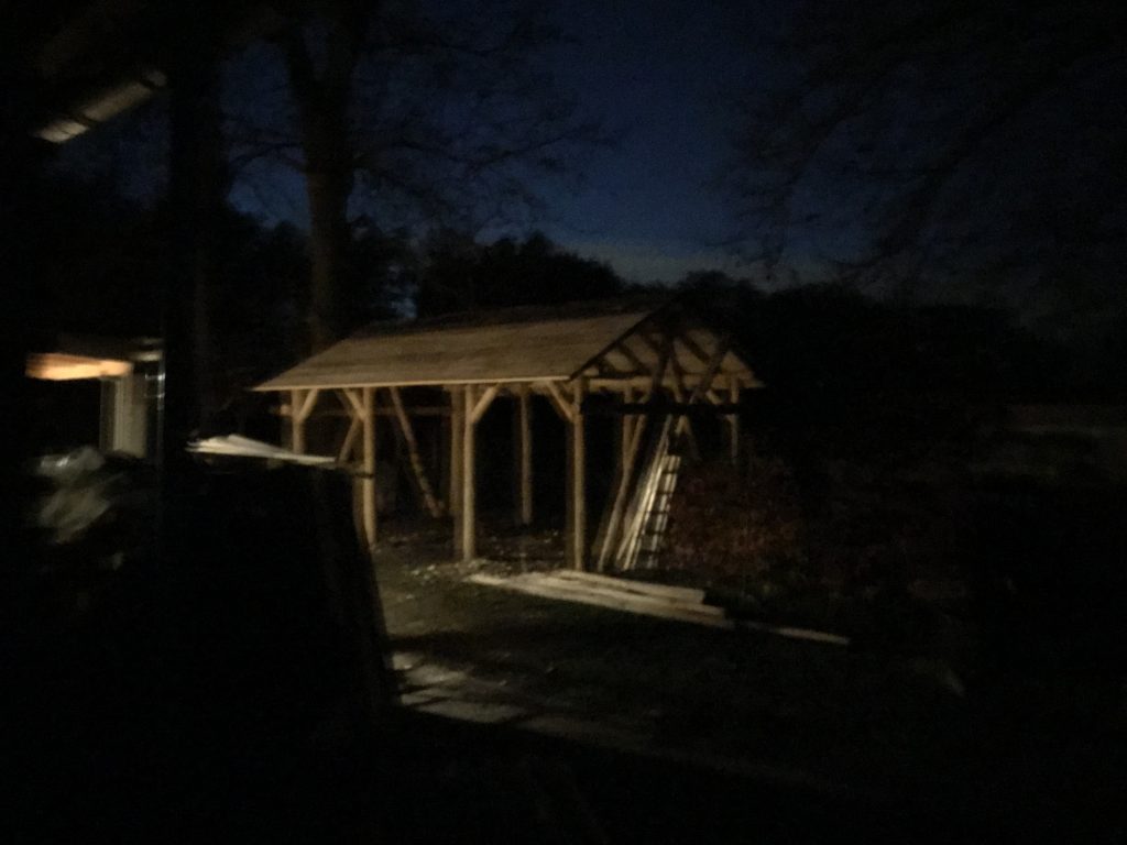 Roundwood bakhuisje